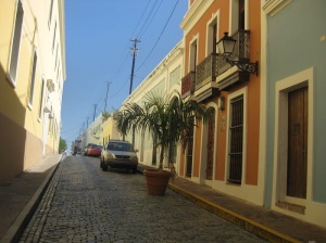 The streets of old San Juan